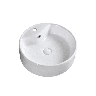 Chậu Lavabo để bàn nhập khẩu kiểu tròn D40 cm