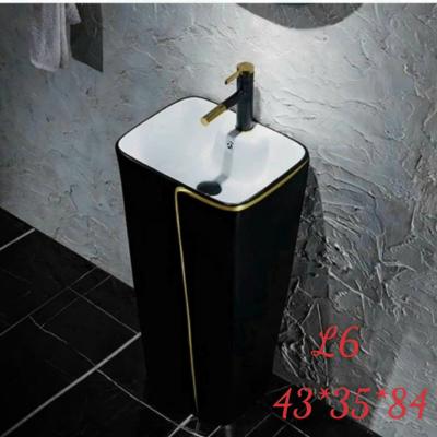 Chậu lavaobo trụ hình khối chữ nhật GROVES GRL L6