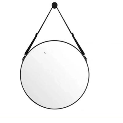 Gương tròn dây da nâu GGD600DD