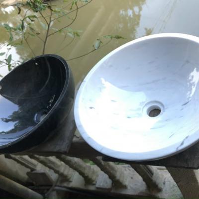 Chậu đá tự nhiên D41 cm