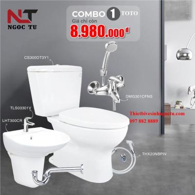 Combo thiết bị vệ sinh Toto số 1