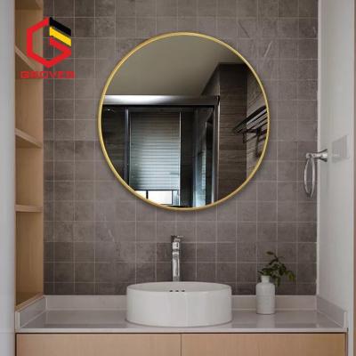 Gương tròn khung mạ vàng D600 mm