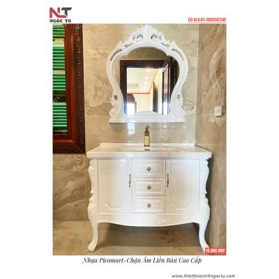 Bộ Tủ Chậu Lavabo Tân Cổ Điển Ngọc Tú CD-10-6 - Sự Tinh Tế Cho Không Gian Hoàng Gia
