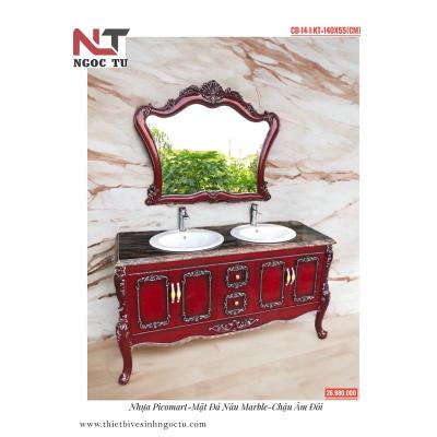 Bộ Tủ Chậu Lavabo Tân Cổ Điển CD-14-1 – Sang Trọng & Đẳng Cấp