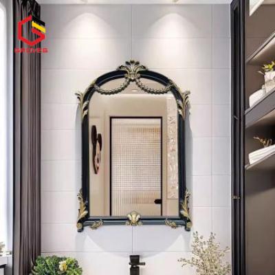 Gương cổ điển G_PU814ĐV, màu đen vàng