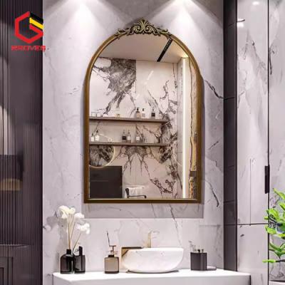 Gương phòng tắm tân cổ điển G_PU849G, màu đồng G_PU849G