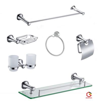 Phụ kiện 6 món đồng mạ Crom sáng trắng PK6MĐMT