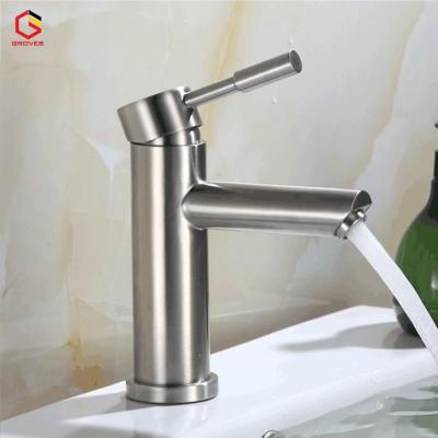 Vòi rửa mặt thân thấp Inox 304 SUS304 - GRV 304T