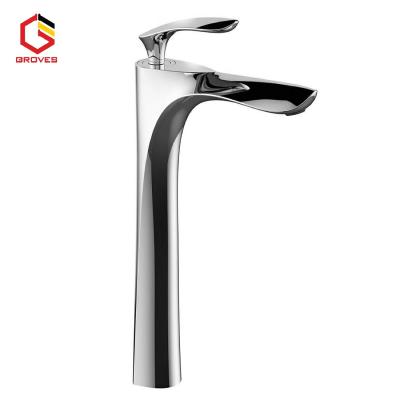 Vòi rửa mặt tay lá thân cao GB5110C