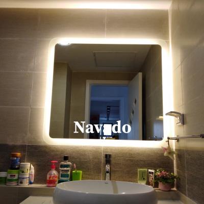 GƯƠNG TREO PHÒNG TẮM ĐÈN LED VUÔNG